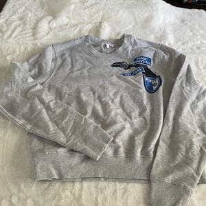 wear by erin andrews orlando magic nba gray crewneck sweatshirt size large